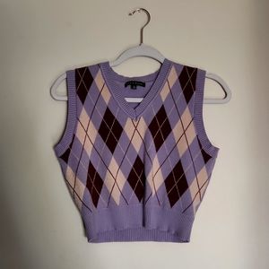 LG Purple sweater vest